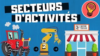 LES SECTEURS DACTIVITES  DE PRODUCTION [upl. by Juetta87]