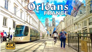 Orléans France  City Walk 4K UHD [upl. by Finah]