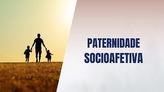 Paternidade socioafetiva [upl. by Aguayo]