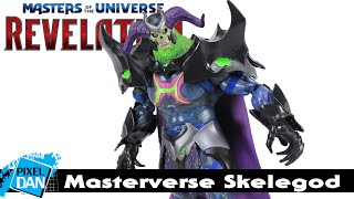 MOTU Revelation Skelegod Masterverse Action Figure Review  Masters of the Universe [upl. by Mcconnell]