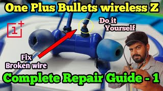 OnePlus Bullets Wireless Z Troubleshooting Guide  Fix Broken Wire  buttonset [upl. by Edette]