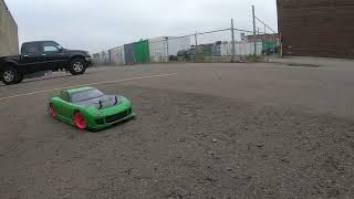 Hpi RS4 sport 3 drifting with RX7 body [upl. by Anastos]