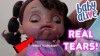 MY SWEET TEARS BABY ALIVE DOLL  REAL TEARS [upl. by Fennie584]