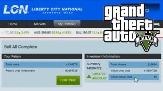 GTA 5  How to Make Money Using The Stock Market Guide GTA V [upl. by Sinegra]