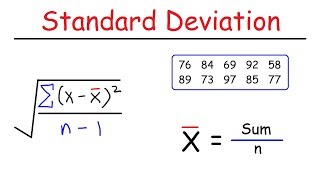 How To Calculate The Standard Deviation [upl. by Mitchell]