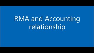 RMA and Accounting relationship  Swift payments [upl. by Eillac]