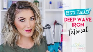 BEACHY WAVES 🌊 Bed Head Wave Artist  Deep Hair Waver Iron Beach Curls How To Tutorial Demo [upl. by Kostman]