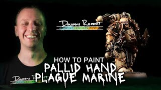 How to Paint A Pallid Hand Plague Marine [upl. by Leipzig]