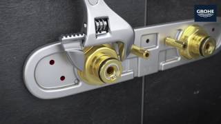 GROHE  RainShower SmartControl  Installation Video [upl. by Oiliduab]