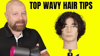 TOP Hair Tips for Wavy Hair  TheSalonGuy [upl. by Wichern]