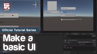 UI Basics in Unity with Playmaker UI System Events [upl. by Harwill]