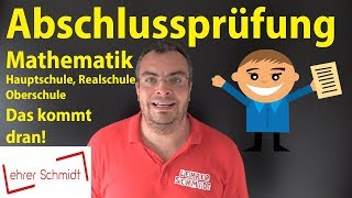 Abschlussprüfung Mathematik 2019  Das kommt dran Hauptschule Realschule Oberschule [upl. by Alimak]