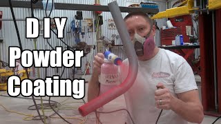 DIY Powder Coating  How to  Eastwood Co Kit Try Out [upl. by Still]