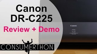 Canon DR C225 Review and Demo [upl. by Niawat]