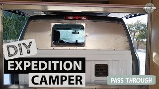 Building Our Expedition Vehicle E4  Cab Pass Through [upl. by Dawes]