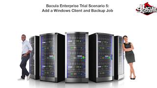 Bacula Trial Scenario 5 Add a Windows Client and Backup Job [upl. by Ytteb]