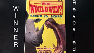 Who Would Win Rhino vs Hippo WINNER REVEALED Every Page shown [upl. by Yticilef579]