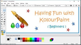 KolourPaint Tutorial for Beginners [upl. by Jaenicke]