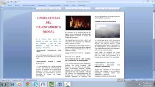 ¿COMO CREAR UN TRIPTICO EN WORD [upl. by Hteazile512]