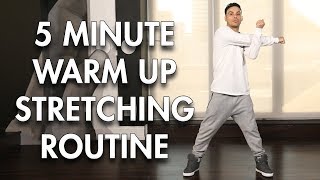 5 minute Warm up  Stretching Routine Dance Tutorial  MihranTV [upl. by Caitrin]