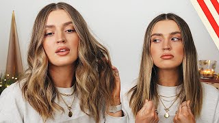 The EASIEST Loose Beachy Waves Hair Tutorial 🌊 [upl. by Frodi]