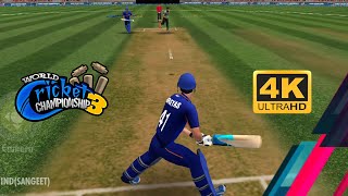 WCC 3 4K Gameplay  World Cricket ChampionShip 3  Highest Graphics Settings  Xiaomi TAB 5 [upl. by Chryste]