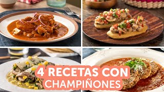 4 recetas con champiñones  Kiwilimón [upl. by Sherwood]