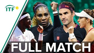 Roger FedererBelinda Bencic v Serena WilliamsFrances Tiafoe  FULL MATCH  USA v SUI  Hopman Cup [upl. by Owades]