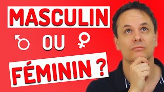 Comment savoir si cest Masculin ou Féminin en Français 5 Astuces Très Utiles pour le savoir [upl. by Engedus256]