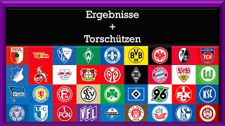 Die Ergebnisse der 1 und 2Bundesliga Bundesliga Spieltag 7 2 Bundesliga Spieltag 9 [upl. by Alexina]