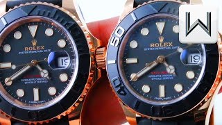 Rolex Yacht Master 37 vs Yacht Master 40 116655 vs 268655 Luxury Watch Review [upl. by Lamoree278]