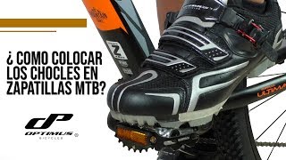 ¿Como colocar los chocles en las Zapatillas MTB [upl. by Sandor566]