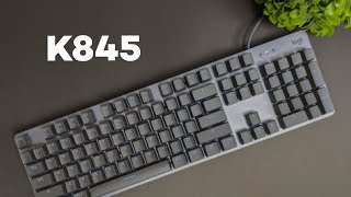 Logitech K845 Mechanical Keyboard Review [upl. by Flavius]