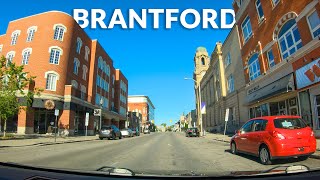 Brantford Downtown Drive 4K  Ontario Canada [upl. by Bega]