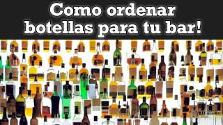 COMO ORDENAR UN BAR  BARTENDER  TUTORIAL 1ERA PARTE [upl. by Xylia]