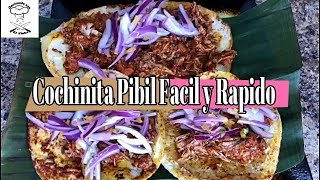 Cómo Hacer Cochinita Pibil Receta Fácil [upl. by Eilac]