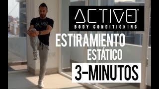 ACTIVO  Estiramiento Estático de Todo el Cuerpo  3MINUTOS [upl. by Rosenfeld]