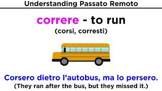 Past Absolute Tense in Italian Passato Remoto [upl. by Eliak591]