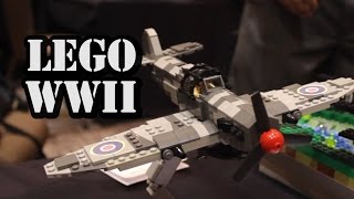 Custom LEGO WWII Military Planes and Armored Vehicles [upl. by Rodi]