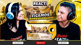 Poesia Acústica 9  Melhor Forma  L7NNON  CHRIS  Xamã  Lourena  Cesar Mc  Djonga  React 🔥 [upl. by Loyce]