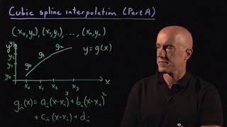 Cubic Spline Interpolation Part A  Lecture 44  Numerical Methods for Engineers [upl. by Anialem]