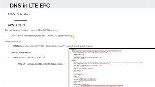 SGW and PGW Selection using DNS in LTE EPC [upl. by Atlas]