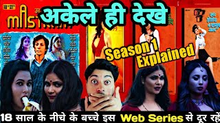 Mastram  Review  Season 1  Explained  MX Player  Rated 18  Kripal Mishra [upl. by Hauge189]