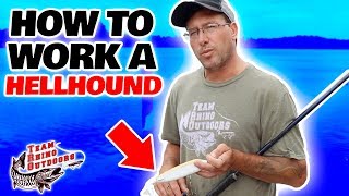 How to Work a Hell Hound  Musky Fishing Basics [upl. by Retloc]