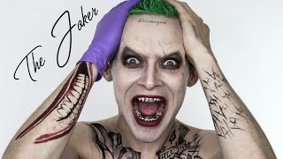 The JOKER Suicide Squad Halloween MakeUp  Jared Leto  Shonagh Scott [upl. by Whitford]