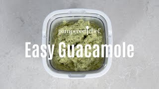 Easy Guacamole  Pampered Chef [upl. by Eart463]