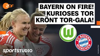 VfL Wolfsburg – FC Bayern München  FrauenBundesliga 17 Spieltag Saison 202324  sportstudio [upl. by Lail]