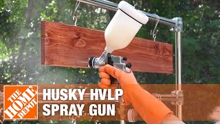 HVLP Paint Spray Gun  The Home Depot [upl. by Sirref262]