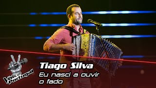 Tiago Silva  quotEu nasci a ouvir o fadoquot  Prova Cega  The Voice Portugal [upl. by Akehs]