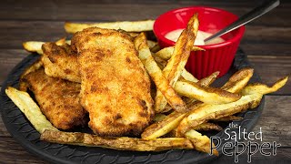 Homemade Air Fryer Fish amp Chips [upl. by Radmilla]